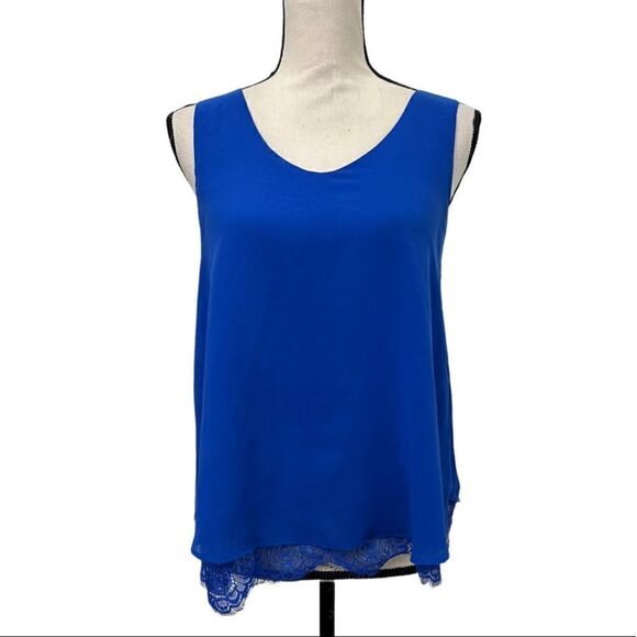 mine Tops - ⭐️ 3/$15 MINE Royal Blue Sleeveless Blouse. Size Small